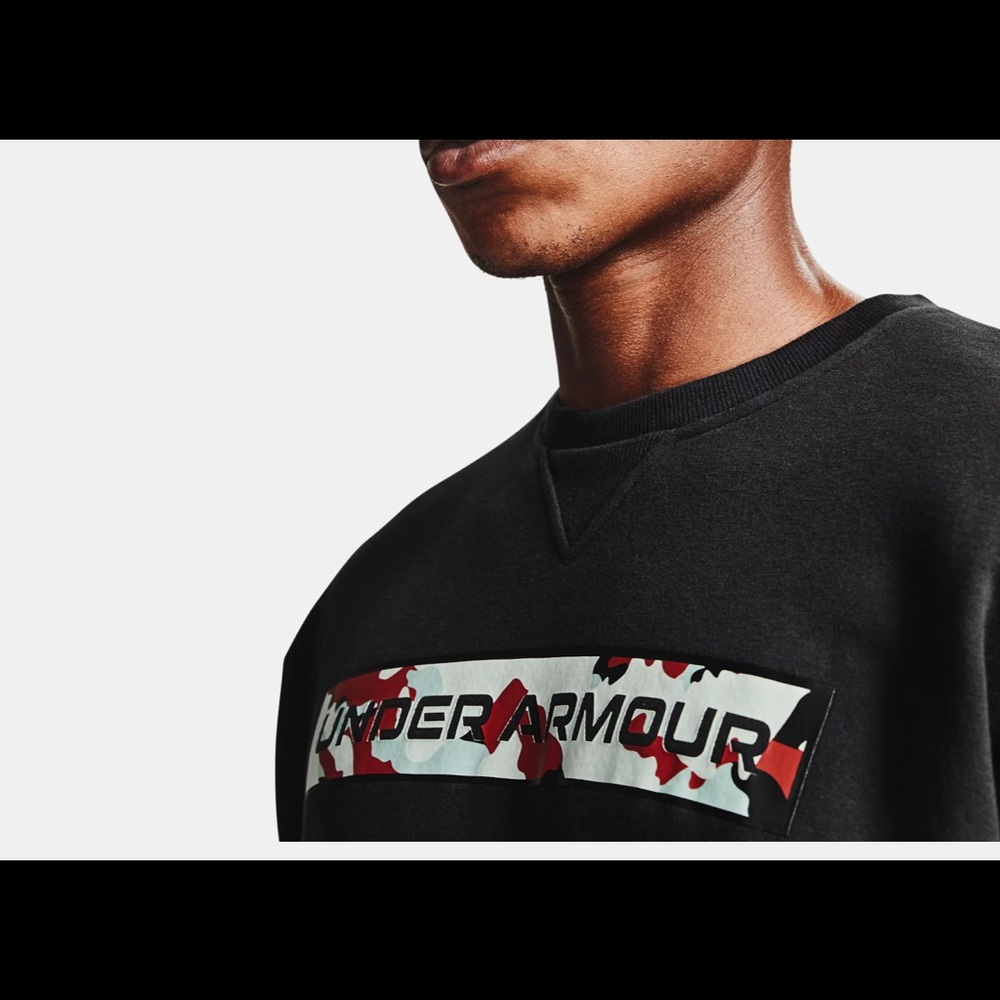LMen's UA Rival Fleece Camo Sweatshirt